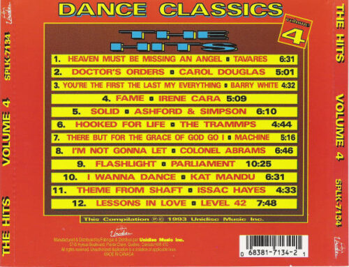 Dance Classics - The Hits Volume 4