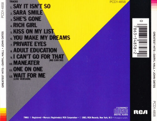 Daryl Hall John Oates – Greatest Hits (Rock 'N Soul Part 1)