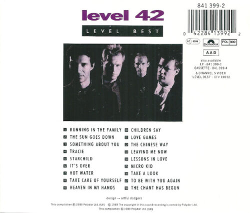 Level 42 – Level Best (A Collection Of Their Greatest Hits)