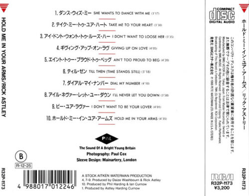 Rick Astley – Hold Me In Your Arms_1 Rick Astley – Hold Me In Your Arms