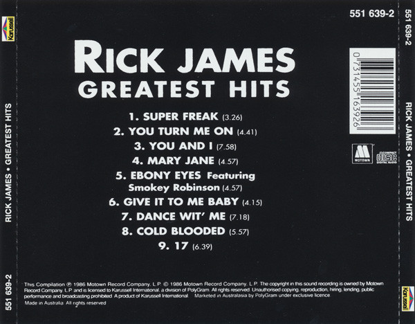 One Hit Rick Rick James – Greatest Hits - RecordShop