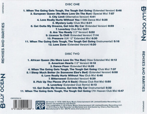 Billy Ocean – Remixes And Rarities_1 Billy Ocean – Remixes And Rarities