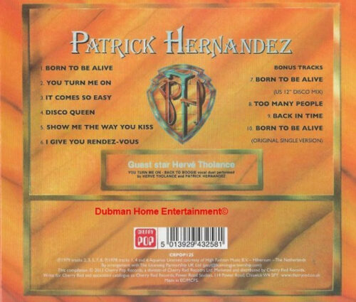 Patrick Hernandez – Born To Be Alive_1 Patrick Hernandez – Born To Be Alive