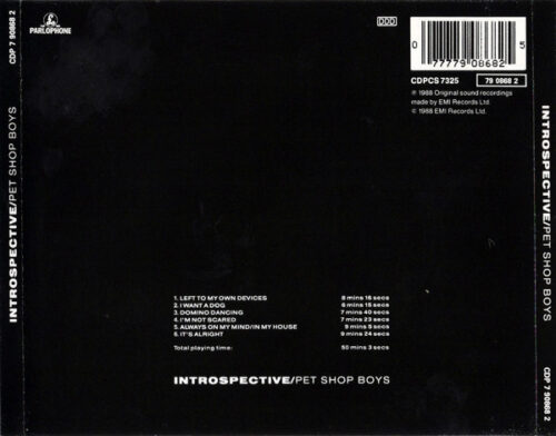 Pet Shop Boys – Introspective_1 Pet Shop Boys – Introspective