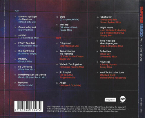 Simply Red – Remixed Vol. 1 (1985–2000)_1 Simply Red – Remixed Vol. 1 (1985–2000)