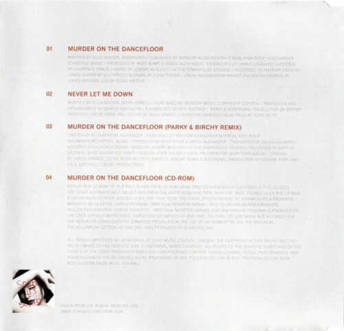 Sophie Ellis Bextor – Murder On The Dancefloor