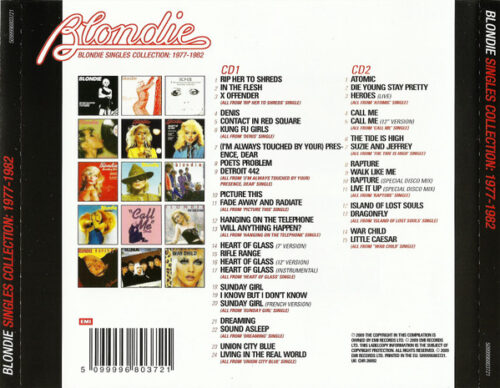Blondie – Blondie Singles Collection: 1977-1982