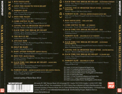 Nick Kamen – Nick Kamen (Deluxe Edition)