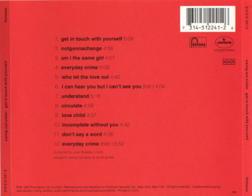 Swing Out Sister – Get In Touch With Yourself