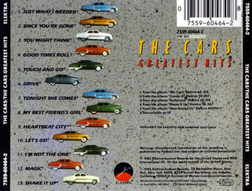 The Cars – The Cars Greatest Hits