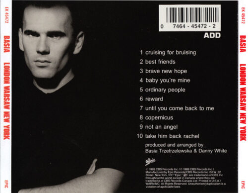 Basia – London Warsaw New York