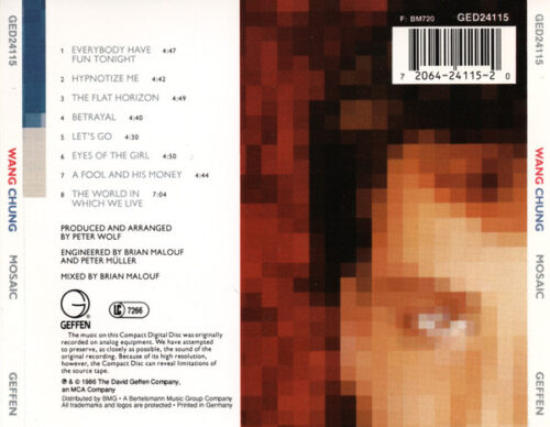 Wang Chung ‎– Mosaic