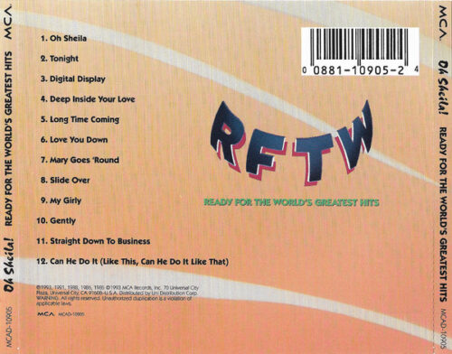 Ready For The World – Oh Sheila! Ready For The World's Greatest Hits