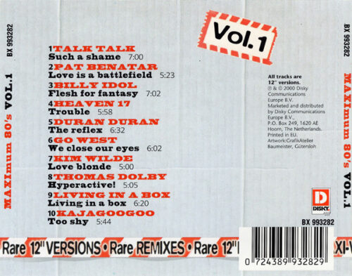 Maximum 80's Vol. 1