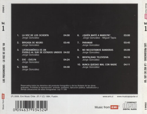 Los Prisioneros – La Voz De Los '80