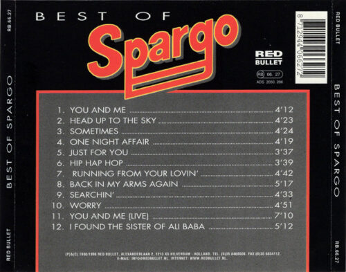 Spargo ‎– Best Of Spargo
