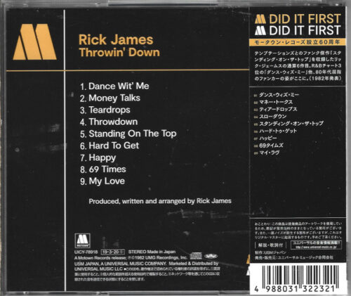 Rick James – Throwin' Down