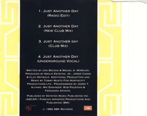 Jon Secada – Just Another Day (Remix By Tommy Musto)