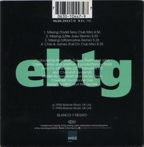 Everything But The Girl – Missing (The Remix EP)