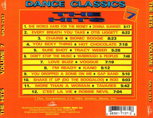 Dance Classics - The Hits Volume 7