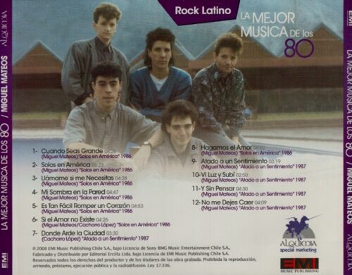 Miguel Mateos – La Mejor Musica De Los 80