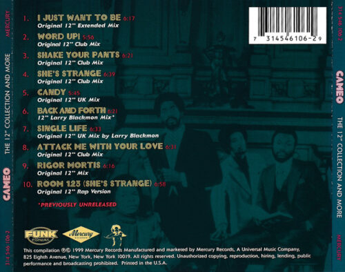 Cameo – The 12" Collection And More