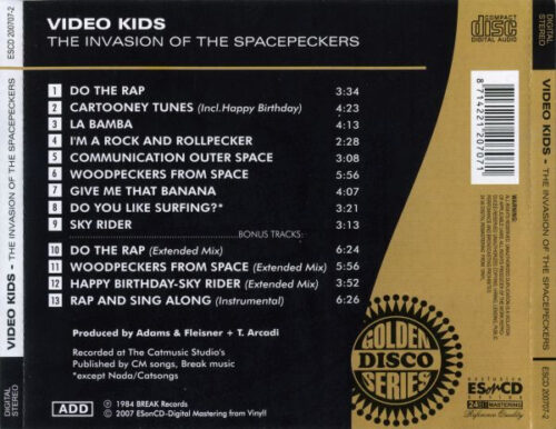 Video Kids – The Invasion Of The Spacepeckers (Bonus Tracks)