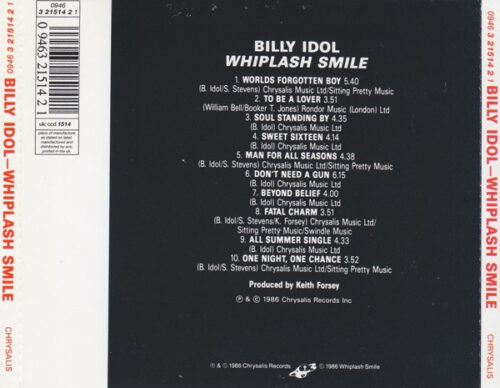Billy Idol – Whiplash Smile
