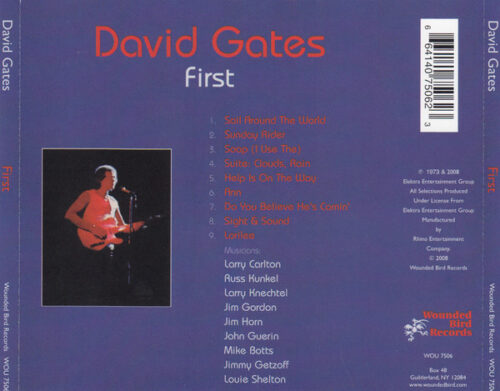 David Gates – First