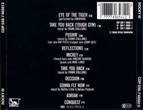 Bill Conti – Rocky III (Original Motion Picture Score)