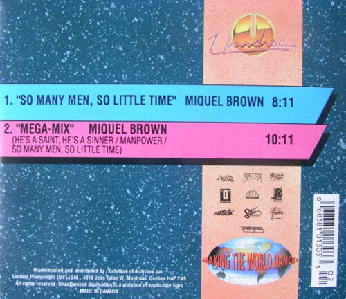 Miquel Brown – So Many Men, So Little Time / Mega-Mix