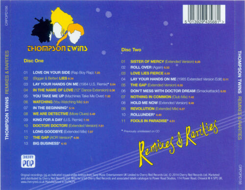 Thompson Twins – Remixes & Rarities