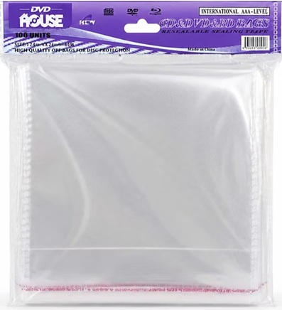 Bolsas protectoras para CD/DVD/BD DVD HOUSE