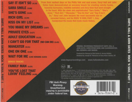 R-11819271-1768056164-7209 Daryl Hall & John Oates – Rock 'N Soul Part 1 (Bonus Tracks)