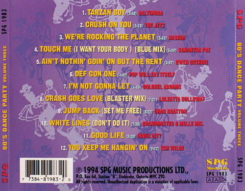 R-156812-1203685388 80's Dance Party: Volume Three