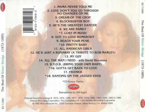 Sister Sledge – The Best Of Sister Sledge (1973 - 1985)