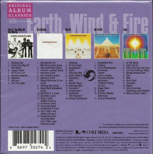 Earth, Wind & Fire – Original Album Classics (Bonus Tracks)