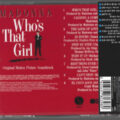 Madonna – Who's That Girl (Original Motion Picture Soundtrack)