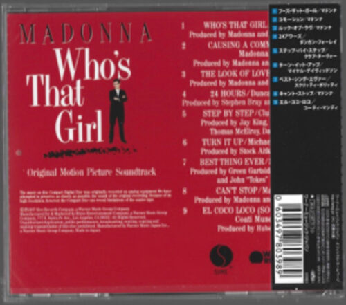 Madonna – Who's That Girl (Original Motion Picture Soundtrack)